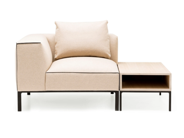 RAGLAN HOME SF2216 - Corner modular fabric armchair by Andreu World - view 2